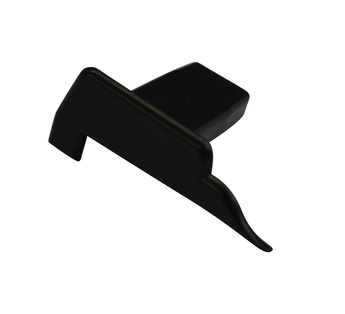 Endkappe für das Clipsblendenprofil der Haube beim Böckmann Pferdeanhänger für links