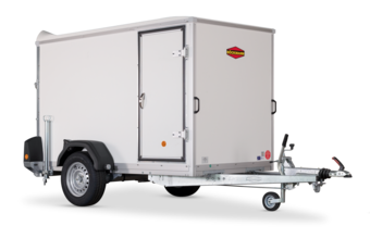 Böckmann Kofferanhänger Einachser, niedrige Verladehöhe KT 2513/135 F.