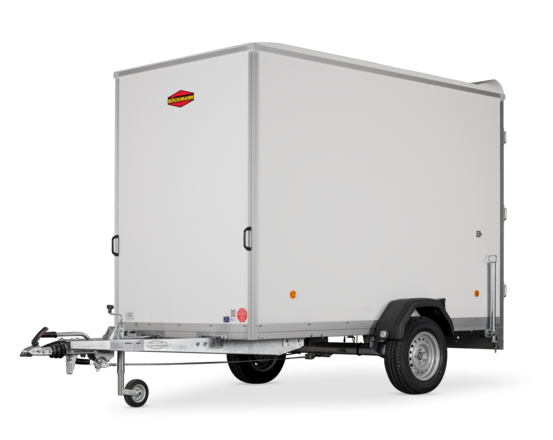 Böckmann Kofferanhänger Tieflader Einachser KT 3015/135 H.