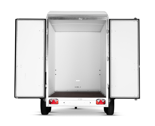 Böckmann Kofferanhänger Tieflader Tandem KT 3015/27 H.