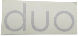 Schriftzug DUO in silber von Boeckmann
Schriftzug DUO in silber von Böckmann