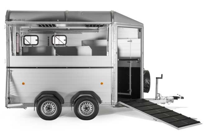 Der Pferdeanhänger Traveller G2 von Böckmann.