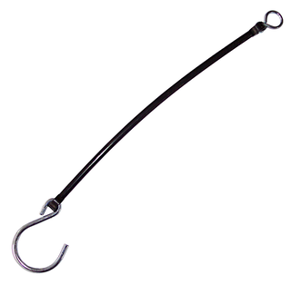 Sicherungskette für Winkelzapfen der Boxenstange (altes Paniksystem) zur sicheren Nutzung im Böckmann Pferdeanhänger.