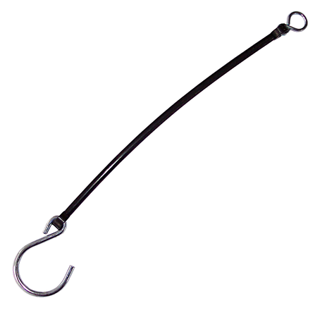 Sicherungskette für Winkelzapfen der Boxenstange (altes Paniksystem) zur sicheren Nutzung im Böckmann Pferdeanhänger.