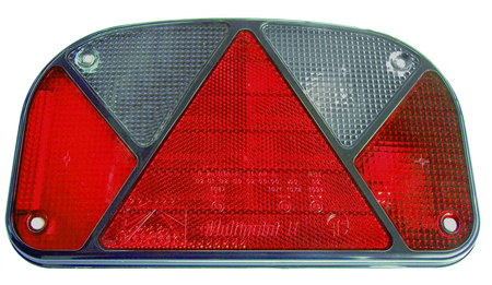 Die Multipoint II Lichtscheibe ist rechts und links am Böckmann Anhänger einsetzbar.