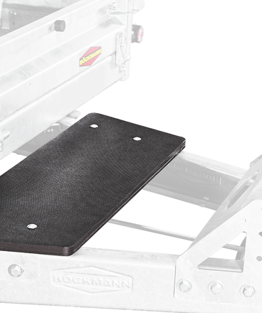 Schaufelablage Basic eine Siebdruckplatte in braun von Böckmann.