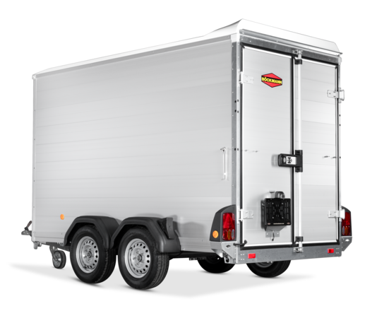 Böckmann Kofferanhänger Tieflader Einachser KT-AL 3015/20 M F.