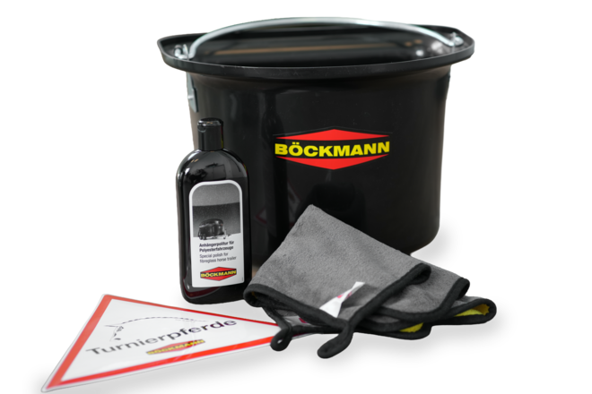 Böckmann Frühjahrspaket: Anhänger-Pflege Produkte im Set für Polyester Anhänger / Pferdeanhänger