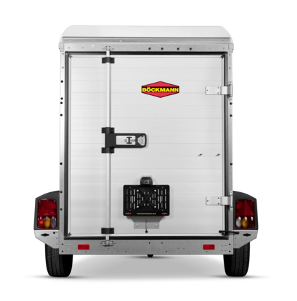 Böckmann Kofferanhänger Tieflader Einachser KT-AL 2513/135 F.