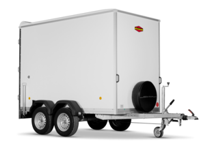 Böckmann Kofferanhänger Tieflader Tandem KT 3015/27 H.