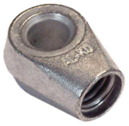 Auge für die Gasdruckfeder (8,1-12x16 M 10) an der Hinterklappe für Böckmann Anhänger.