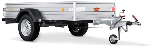 Der Böckmann Tieflader Einachser TL-AL 2513/135.