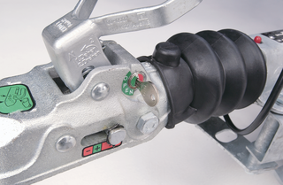 Kugelkupplung abschließbar für die Böckmann Pferdeanhänger.