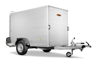 Böckmann Kofferanhänger Tieflader Einachser KT-AL 2513/135 F.