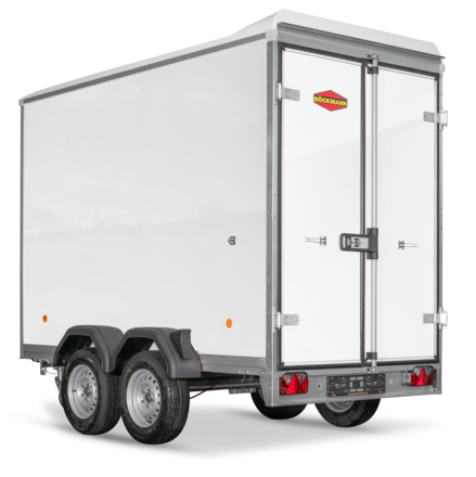 Böckmann Kofferanhänger Tieflader mit Sandwichbordwänden KT-SW 3015/27 H.