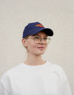 Basecap in der Farbe blau mit Böckmann Logo bestickt.