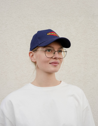 Basecap in der Farbe blau mit Böckmann Logo bestickt.