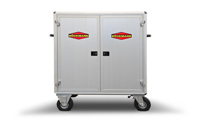 Sattelschrank XL von Böckmann aus Aluminium