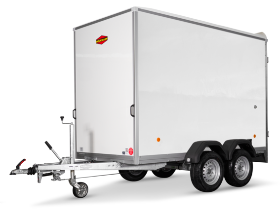 Böckmann Kofferanhänger Tieflader mit Sandwichbordwänden KT-SW 3015/27 H.