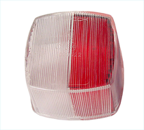 Begrenzungsleuchte Lichtscheibe rot/weiss zu 2057
Begrenzungsleuchte Lichtscheibe rot/weiß zu 2057