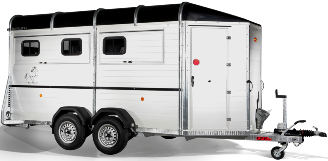 Der Pferdeanhänger Traveller K5 von Böckmann.