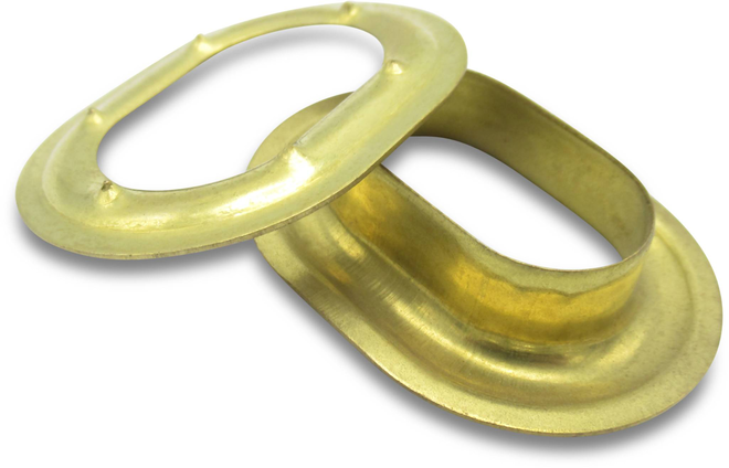 Planenoese in messing   Laenge: 22,5 mm  Breite: 13,5 mm  Hoehe: 9 mm  von Boeckmann
Planenöse in messing  .Länge: 22,5 mm .Breite: 13,5 mm .Höhe: 9 mm .von Böckmann