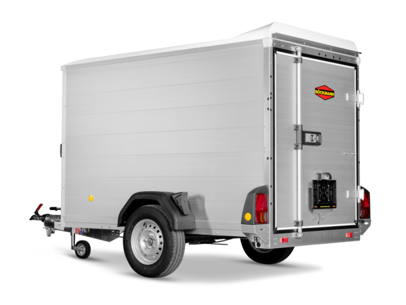 Böckmann Kofferanhänger Tieflader Einachser KT-AL 2513/135 F.