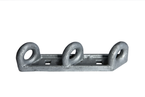 Partition wall bracket right 2010 galv.