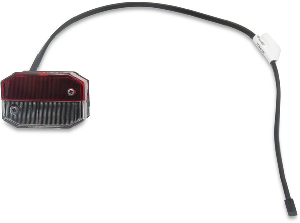 Umrissleuchte Flexipoint rot/weiß mit 500 mm DC-Kabel für Böckmann Anhänger – sorgt für mehr Sicherheit und bessere Sichtbarkeit im Verkehr.