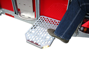 Aide à la montée pour rampe arrière 1,65 Bois/Aluminium