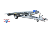 Böckmann Universal Hohlader TPV HL-EBK 3520 - mit WIndstand und Radstoppern von Hinten gekippt.
Hauptbild,  Infomaterial,  Hochlader,  PKW-Anhänger,  TPV,  Axle,  Machine,  Wheel
TPV Hochlader