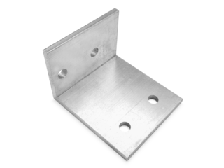 Haltewinkel links für Umißleuchte mit 4 Stck. vorgebohrten Löchern.