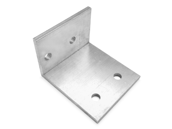 Haltewinkel links für Umißleuchte mit 4 Stck. vorgebohrten Löchern.