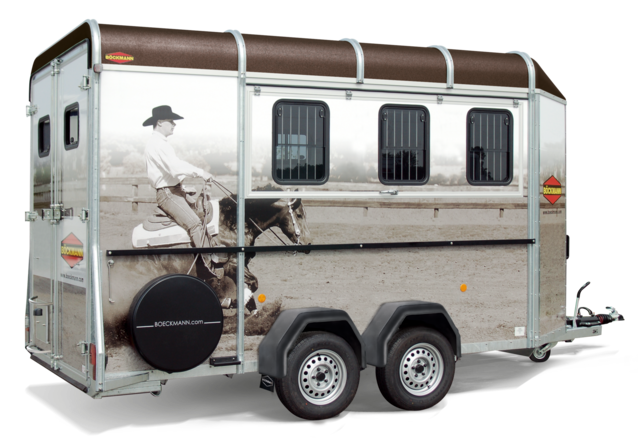 Der Pferdeanhänger Traveller W4 von Böckmann.
