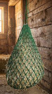 Hay net, green