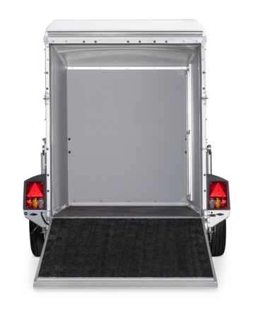 Böckmann Kofferanhänger Einachser, niedrige Verladehöhe KT 2513/135 F.