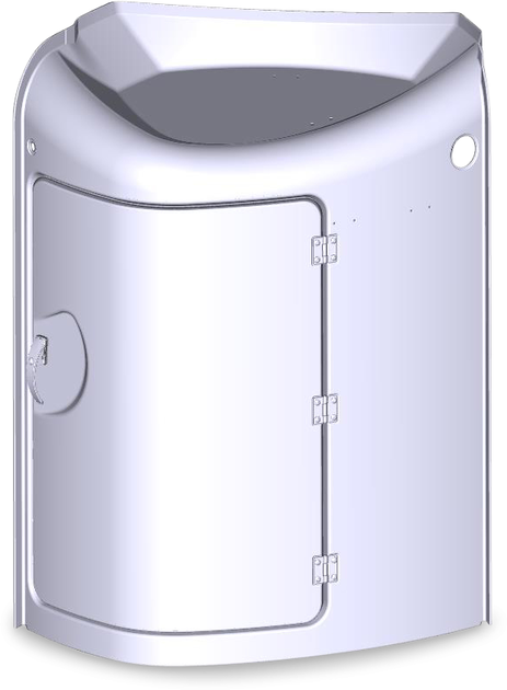 Saddle box for Portax K horse trailer