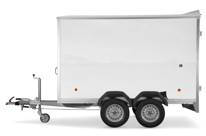 Böckmann Kofferanhänger Tieflader mit Sandwichbordwänden KT-SW 3015/27 M.