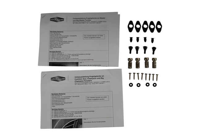 Befestigungsmaterial für Fensterscheibe im Böckmann Pferdeanhänger – passend für Modelle ab Baujahr 2012.