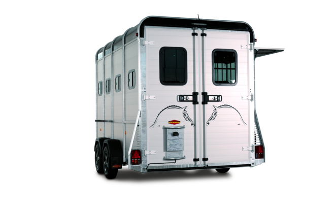 Der Pferdeanhänger Traveller K4 Big SK von Böckmann.